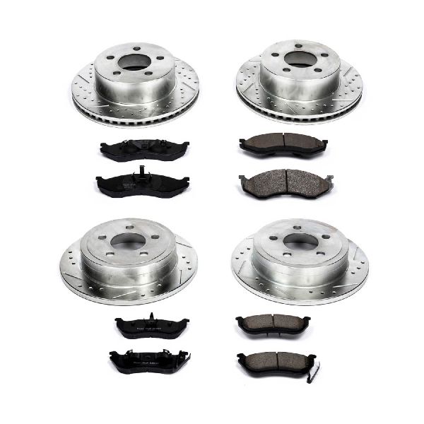 2003-2006 Jeep Wrangler Disc Brake Kit - Front and Rear (Powerstop)