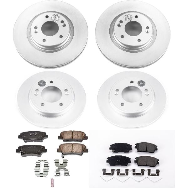 2017-2020 Hyundai Elantra Disc Brake Kit - Front and Rear (Powerstop)