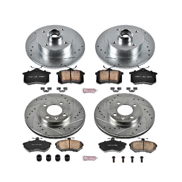 1990-1999 Volkswagen Jetta Disc Brake Kit - Front and Rear (Powerstop)