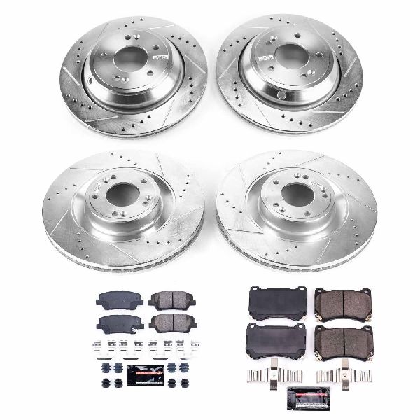 2011 Hyundai Equus Disc Brake Kit - Front and Rear (Powerstop)