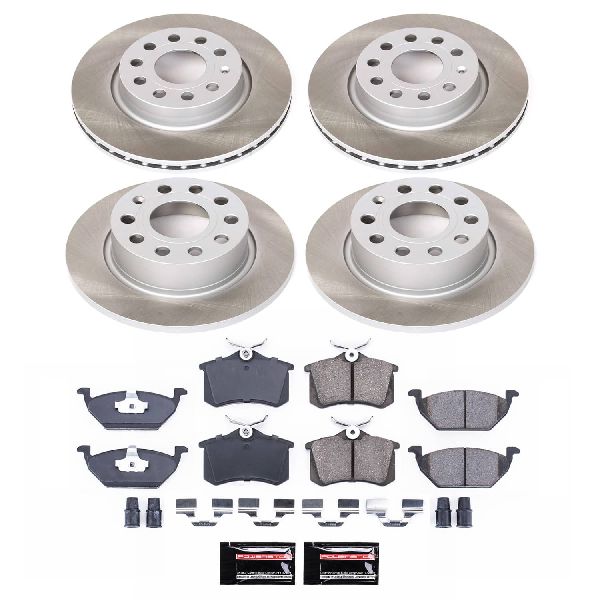 2013-2015 Volkswagen Jetta Disc Brake Kit - Front and Rear (Powerstop)