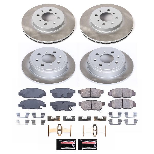 1999-2000 Honda Civic Disc Brake Kit - Front and Rear (Powerstop)