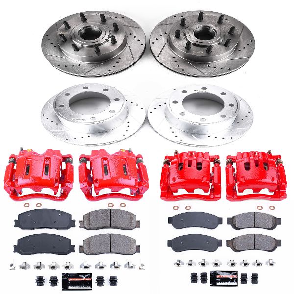 2012 Ford F-350 Super Duty Disc Brake Kit - Front and Rear (Powerstop)