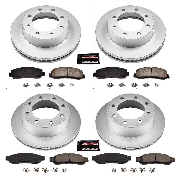 2010 Ford F-350 Super Duty Disc Brake Kit - Front and Rear (Powerstop)