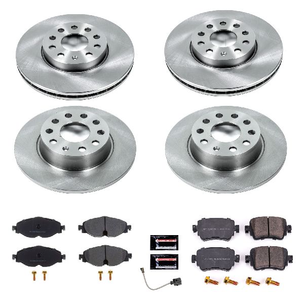 2015-2021 Volkswagen Golf Disc Brake Kit - Front and Rear (Powerstop)