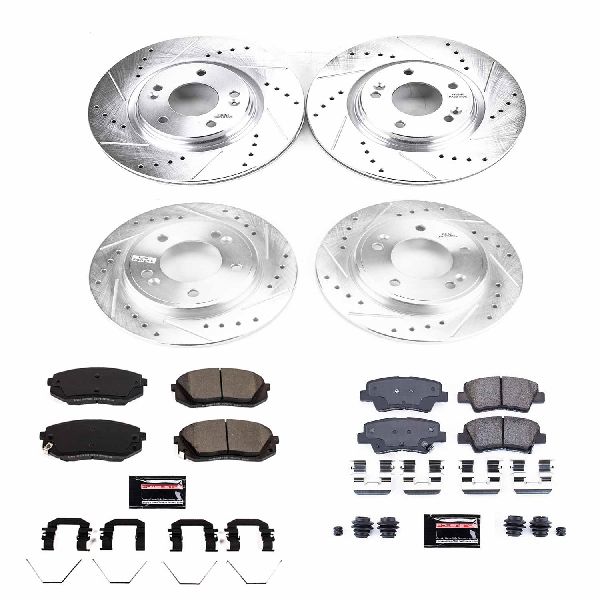 2019-2021 Hyundai Veloster Disc Brake Kit - Front and Rear (Powerstop)