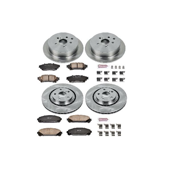 2010-2015 Lexus RX450h Disc Brake Kit - Front and Rear (Powerstop)