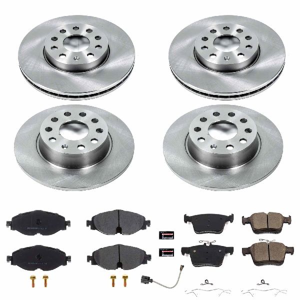 2015-2016 Audi A3 Disc Brake Kit - Front and Rear (Powerstop)