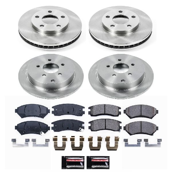 2002-2004 Oldsmobile Silhouette Disc Brake Kit - Front and Rear (Powerstop)