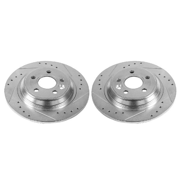 2008-2016 Volvo S80 Disc Brake Rotor Set - Rear (Powerstop)