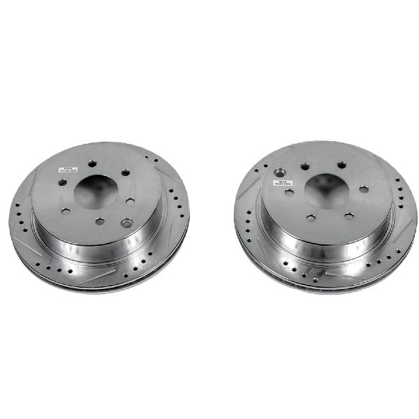 2009-2012 Suzuki Equator Disc Brake Rotor Set - Rear (Powerstop)