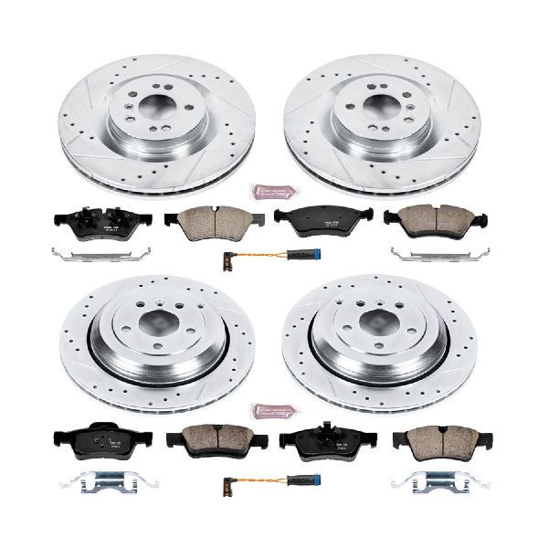 2008-2012 Mercedes-Benz GL550 Disc Brake Kit - Front and Rear (Powerstop)
