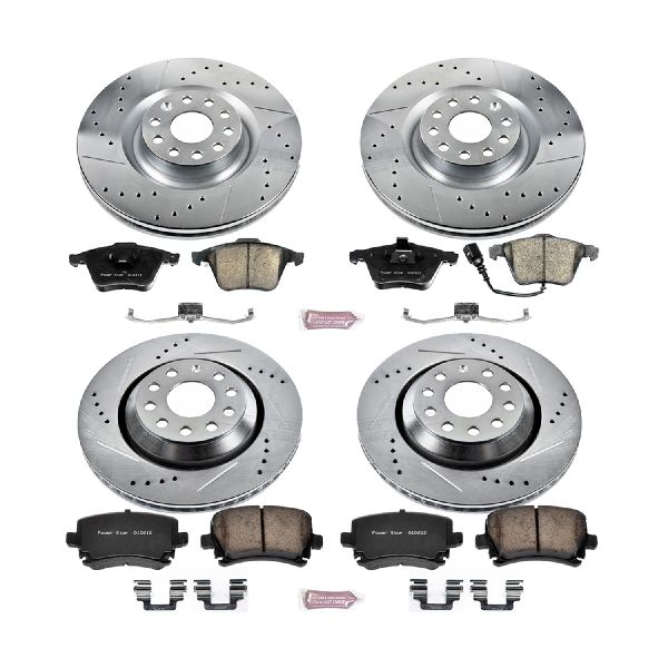 2009-2012 Volkswagen CC Disc Brake Kit - Front and Rear (Powerstop)