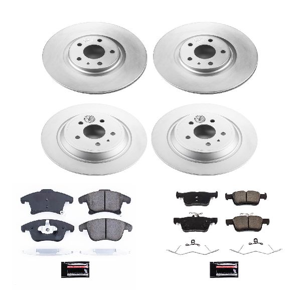 2017-2020 Ford Fusion Disc Brake Kit - Front and Rear (Powerstop)