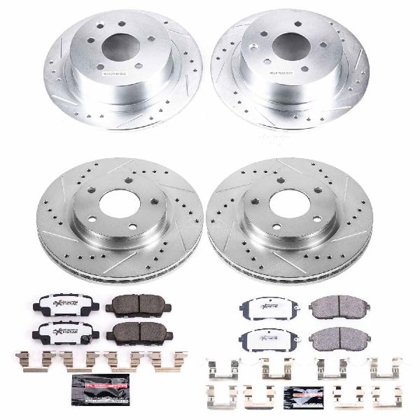 2019 Nissan Sentra Disc Brake Kit - Front and Rear (Powerstop)