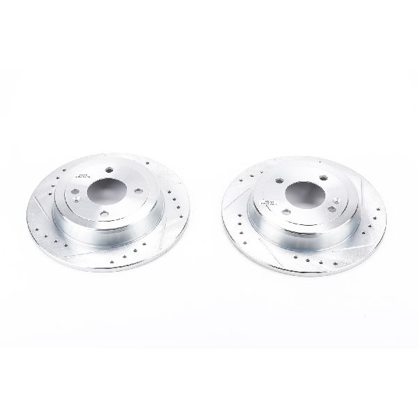 2012-2022 Hyundai Accent Disc Brake Rotor Set - Rear (Powerstop)