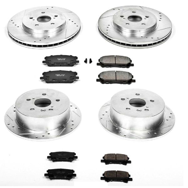 2006-2008 Lexus RX400h Disc Brake Kit - Front and Rear (Powerstop)