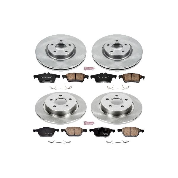 2006-2011 Volvo S40 Disc Brake Kit - Front and Rear (Powerstop)