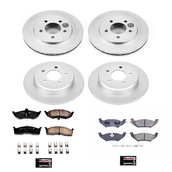 1997-2000 Dodge Grand Caravan Disc Brake Kit - Front and Rear (Powerstop)