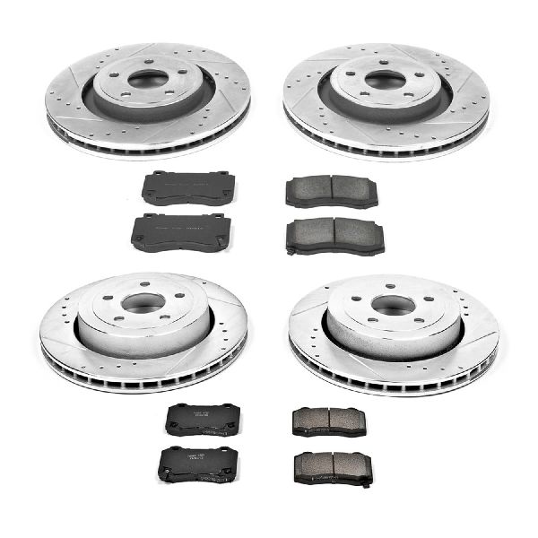 2006-2010 Jeep Grand Cherokee Disc Brake Kit - Front and Rear (Powerstop)