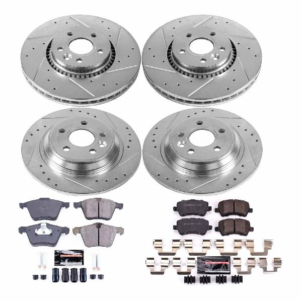2015-2016 Volvo S80 Disc Brake Kit - Front and Rear (Powerstop)