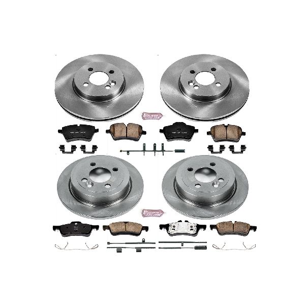 2007-2008 Mini Cooper Disc Brake Kit - Front and Rear (Powerstop)