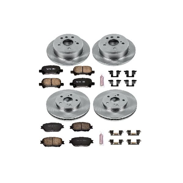 2002-2004 Toyota Camry Disc Brake Kit - Front and Rear (Powerstop)