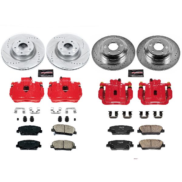 2010-2016 Hyundai Genesis Coupe Disc Brake Kit - Front and Rear (Powerstop)