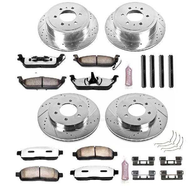 2006-2008 Lincoln Mark LT Disc Brake Kit - Front and Rear (Powerstop)