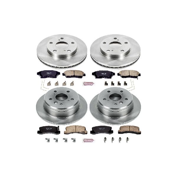 1992-1996 Toyota Camry Disc Brake Kit - Front and Rear (Powerstop)
