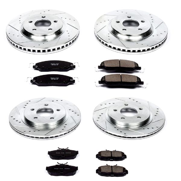2005-2010 Ford Mustang Disc Brake Kit - Front and Rear (Powerstop)