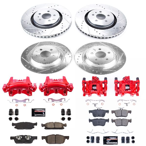 2016-2018 Lincoln MKX Disc Brake Kit - Front and Rear (Powerstop)