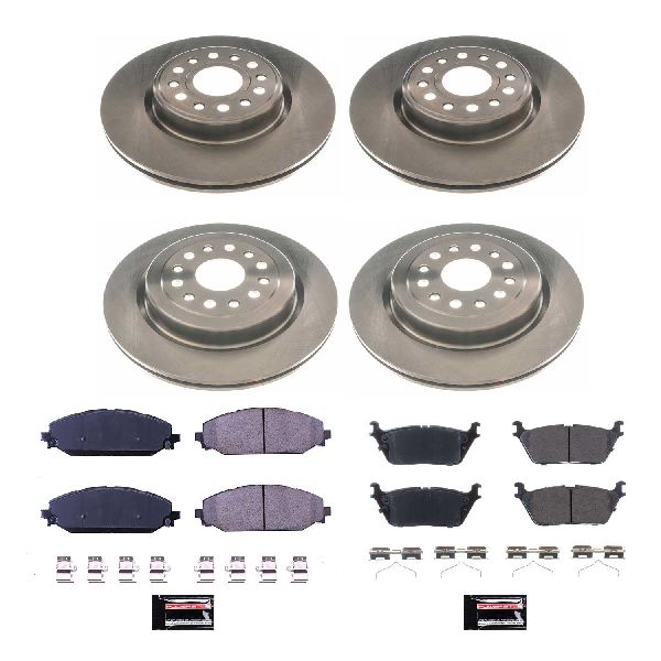 2019-2025 Ram 1500 Disc Brake Kit - Front and Rear (Powerstop)