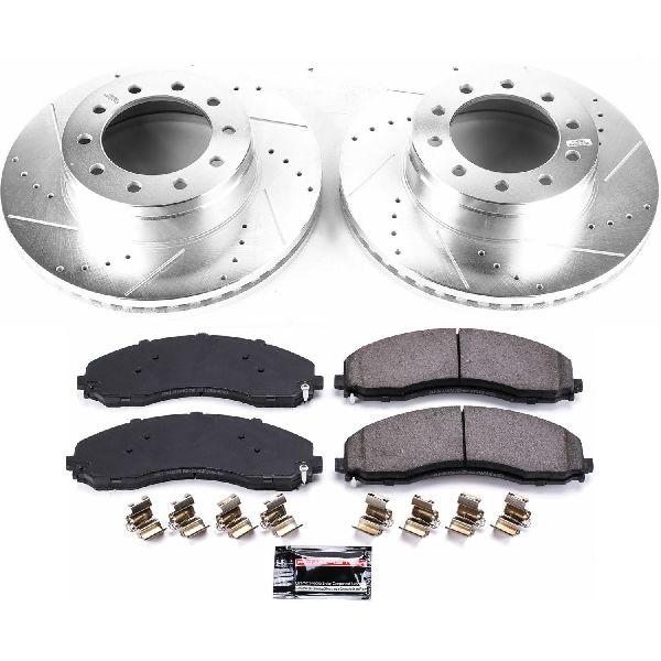 2017-2024 Ford F-550 Super Duty Disc Brake Kit - Front (Powerstop)