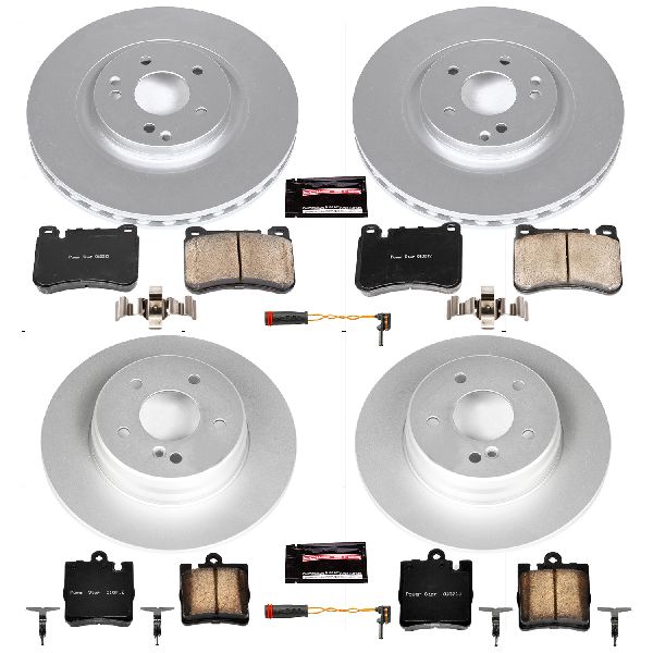 2006-2009 Mercedes-Benz CLK350 Disc Brake Kit - Front and Rear (Powerstop)