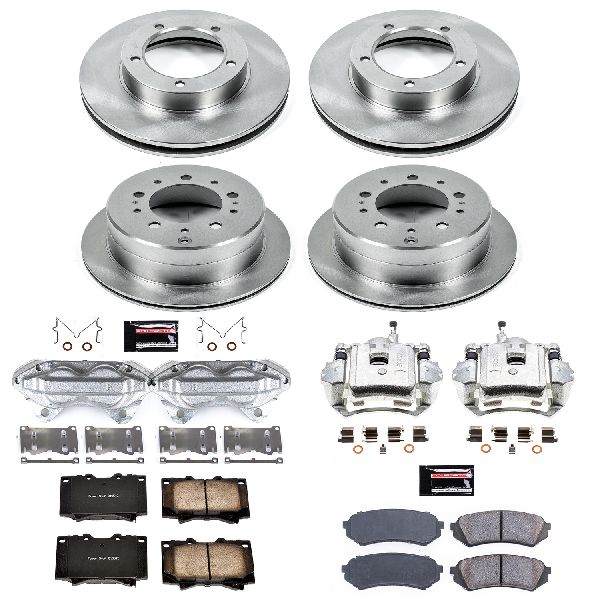 1998-2002 Toyota Land Cruiser Disc Brake Kit - Front and Rear (Powerstop)