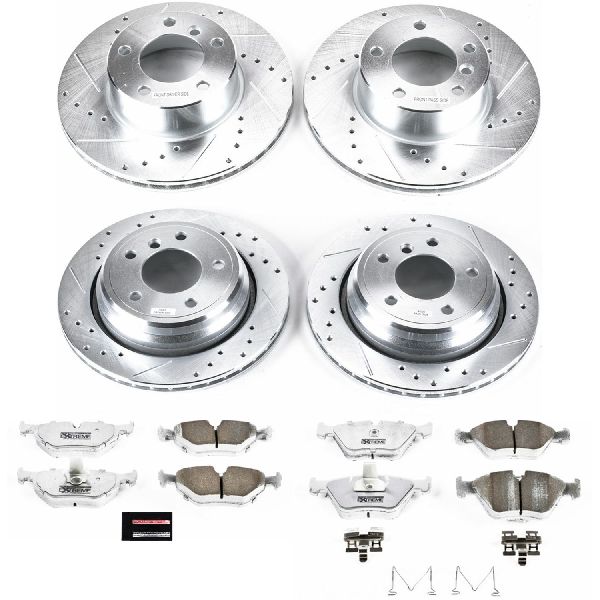 1999-2000 BMW 528i Disc Brake Kit - Front and Rear (Powerstop)