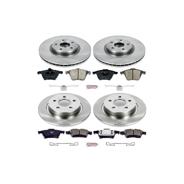 2004-2005 Volvo S40 Disc Brake Kit - Front and Rear (Powerstop)
