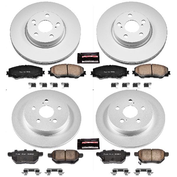 2009-2010 Pontiac Vibe Disc Brake Kit - Front and Rear (Powerstop)