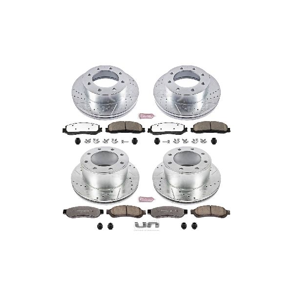 2012 Ford F-350 Super Duty Disc Brake Kit - Front and Rear (Powerstop)