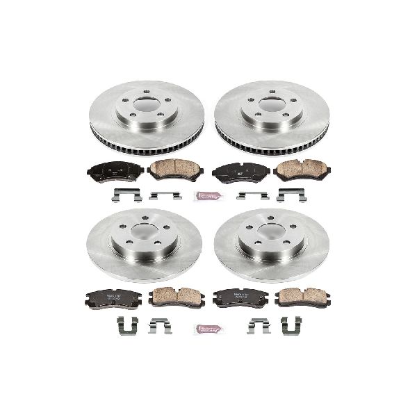1998-2002 Cadillac Seville Disc Brake Kit - Front and Rear (Powerstop)