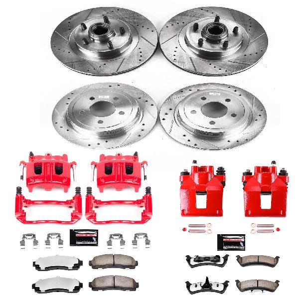 2003 Ford Explorer Sport Disc Brake Kit - Front and Rear (Powerstop)
