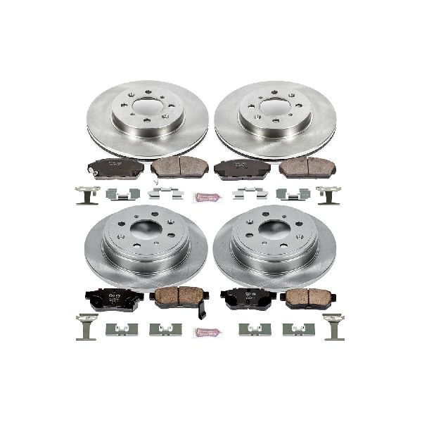 1992-1993 Honda Civic Disc Brake Kit - Front and Rear (Powerstop)