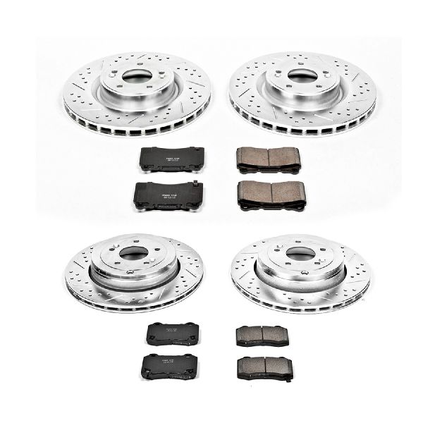 2010-2016 Hyundai Genesis Coupe Disc Brake Kit - Front and Rear (Powerstop)