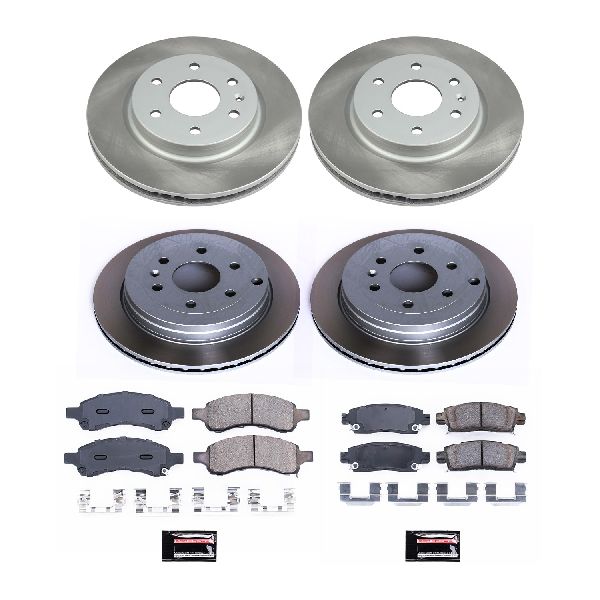 2008-2017 Buick Enclave Disc Brake Kit - Front and Rear (Powerstop)