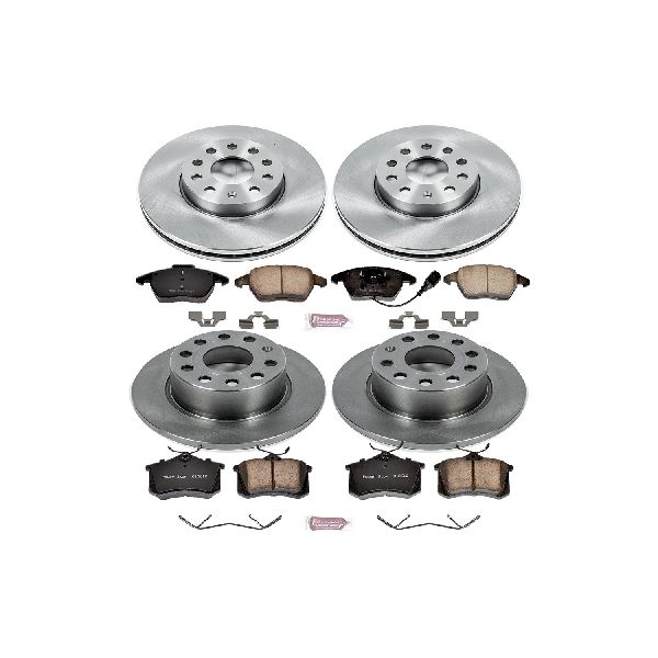 2010-2013 Audi A3 Disc Brake Kit - Front and Rear (Powerstop)