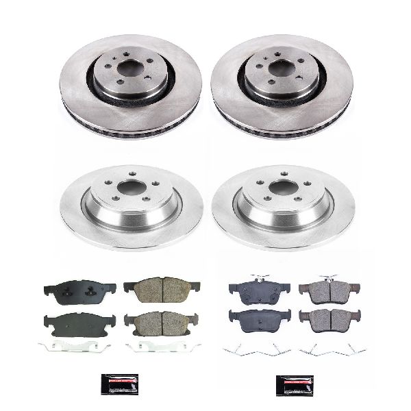 2017-2020 Lincoln MKZ Disc Brake Kit - Front and Rear (Powerstop)