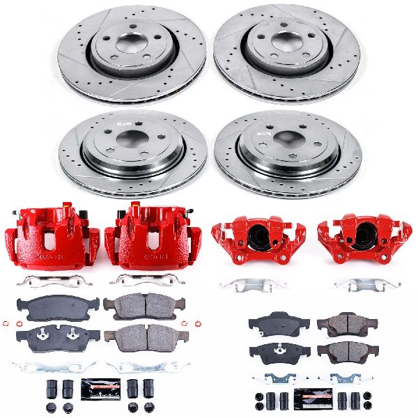 2013-2015 Jeep Grand Cherokee Disc Brake Kit - Front and Rear (Powerstop)