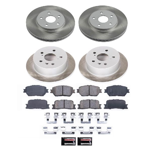 2002-2004 Toyota Camry Disc Brake Kit - Front and Rear (Powerstop)