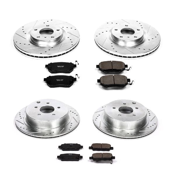2006-2007 Nissan Murano Disc Brake Kit - Front and Rear (Powerstop)